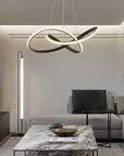 Lampa Sufitowa Wisząca Led G006-cp Czarna + Pilot  2