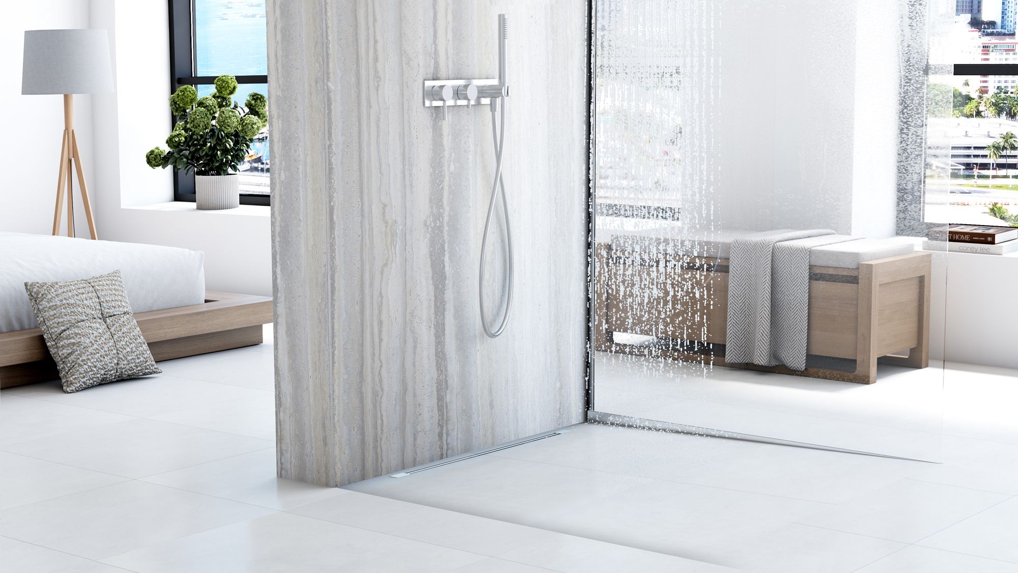 Odpływ Liniowy REA NEO Ultra SLIM PRO Stal szczotkowana 60