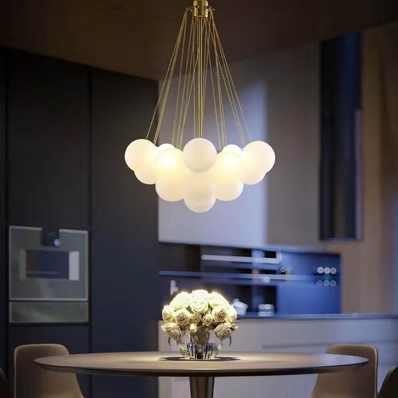Lampa Sufitowa Wisząca APP1688-12CP Złota  7