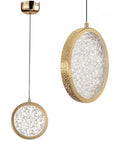 Lampa Wisząca Kryształowa Led Lhj100-1cp Złota  1