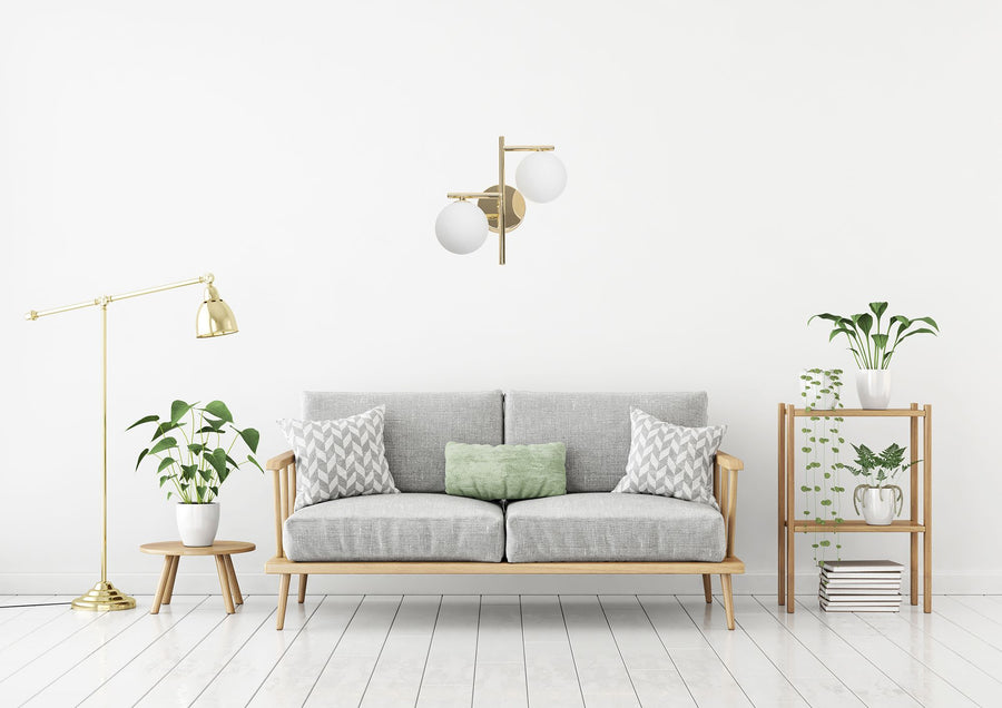 LAMPA ŚCIENNA KINKIET APP1171-2W  Złoty