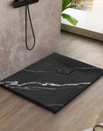 Brodzik prysznicowy Magnum CARRARA BLACK 90x90