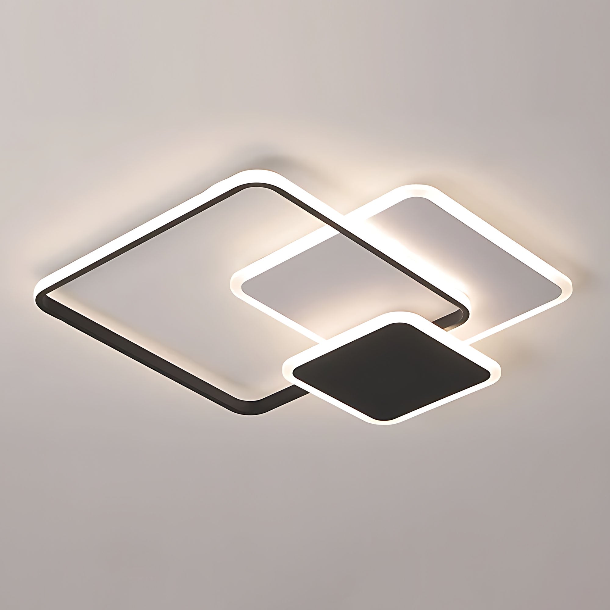 Lampa Sufitowa Lhj079-c Plafon Led Czarna  4