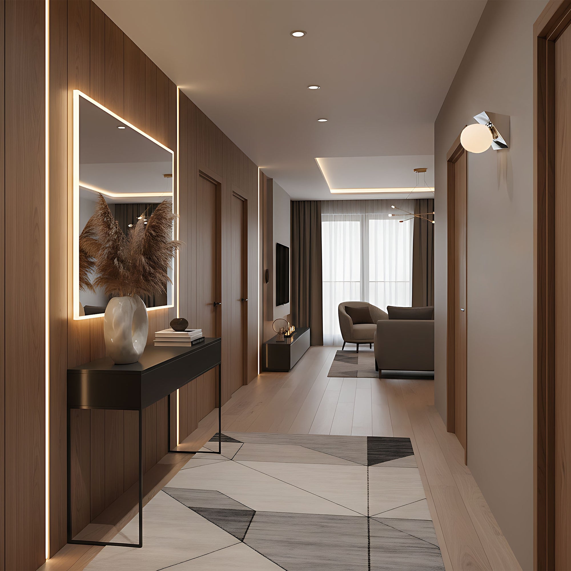 LAMPA ŚCIENNA KINKIET APP1228-2W Chrom  4
