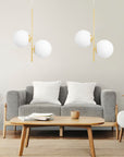 Lampa Sufitowa Wisząca Gold G118-2cp  3