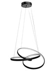 Lampa Sufitowa Wisząca Led G006-cp Czarna + Pilot  3