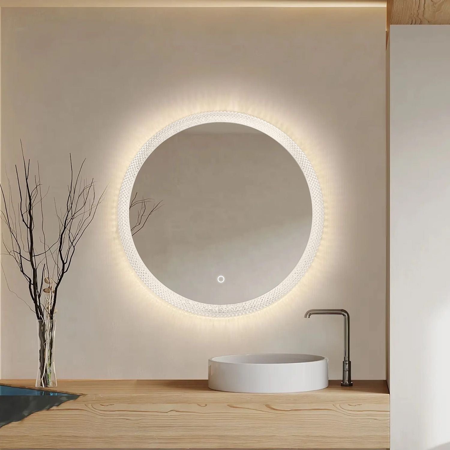 Lustro Ścienne Led 60cm Yh-3563  7