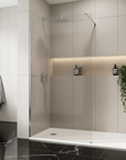 Kabina Prysznicowa Walk-in Rea Flexi Transparent / Chrome 80  3