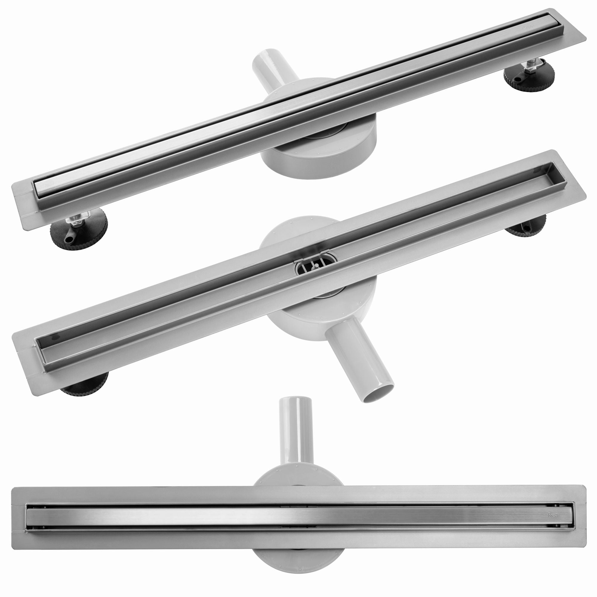 Odpływ Liniowy REA NEO SLIM PRO Stal Szczotkowana 80