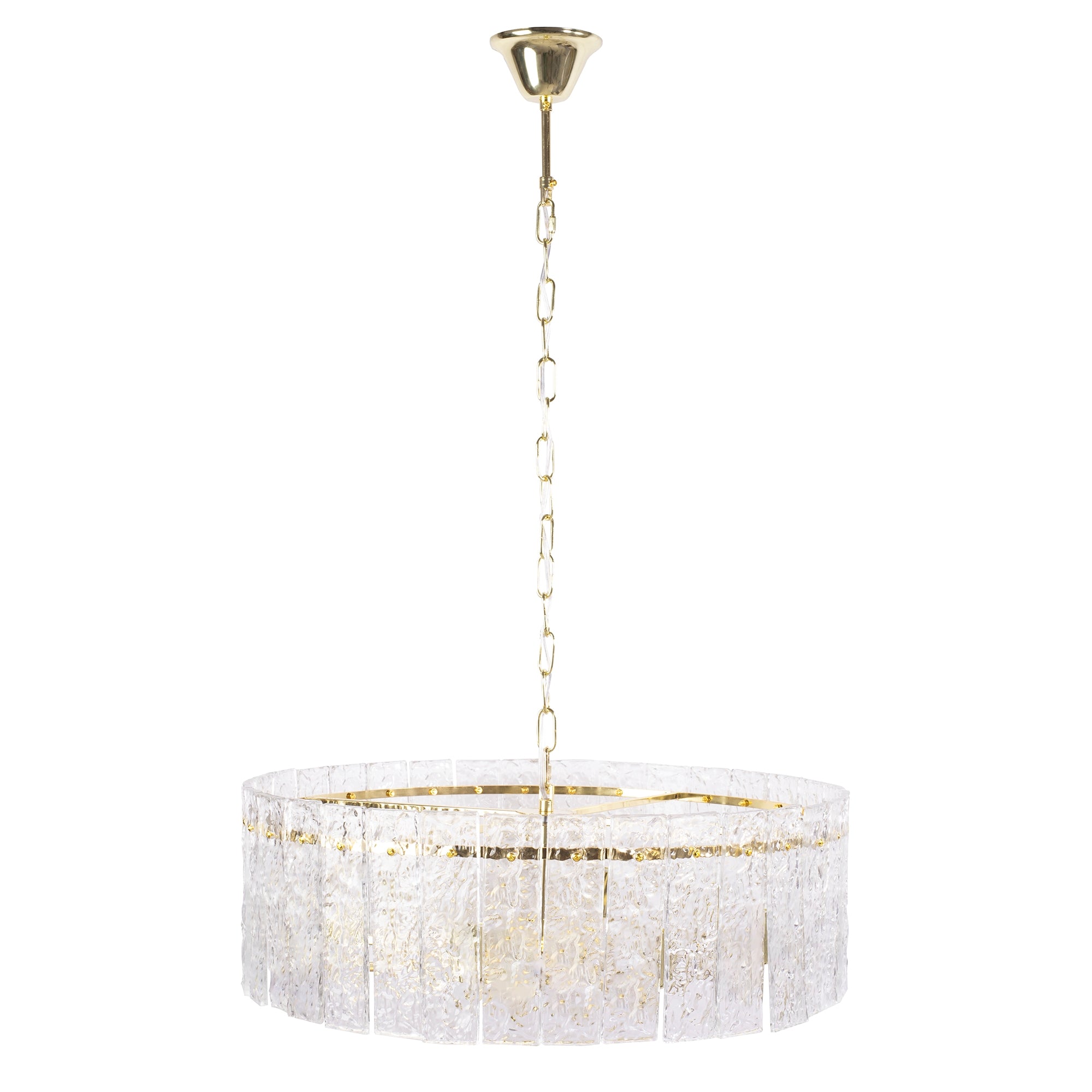 Lampa Wisząca Z Kryształami App1779-cp 60cm Złota  1