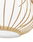 Lampa Wisząca Bambusowa APP1626-1CP  3