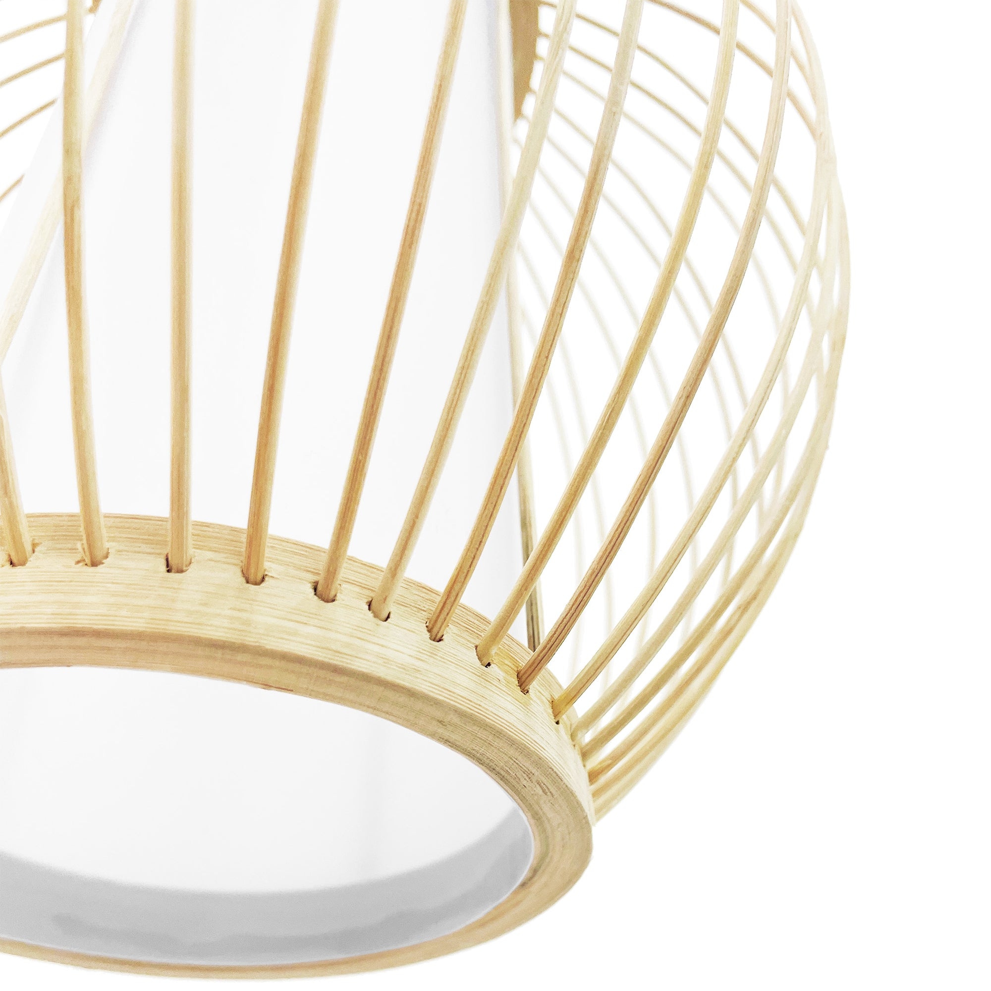 Lampa Wisząca Bambusowa APP1634-1CP  3