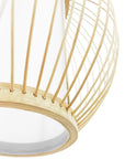 Lampa Wisząca Bambusowa APP1634-1CP  3