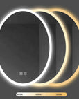 LUSTRO ŚCIENNE LED 60x80cm WWA  3
