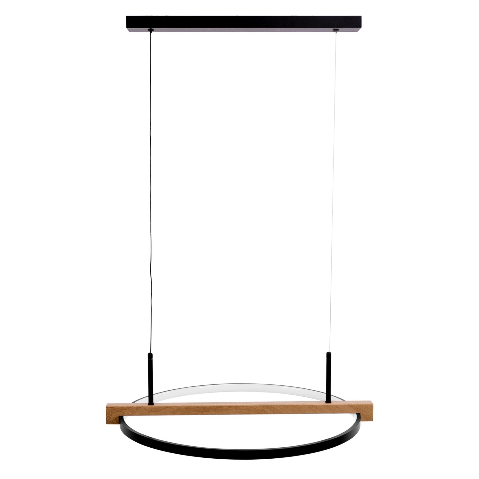 Lampa Led Wisząca Drewno App1530-cp  7