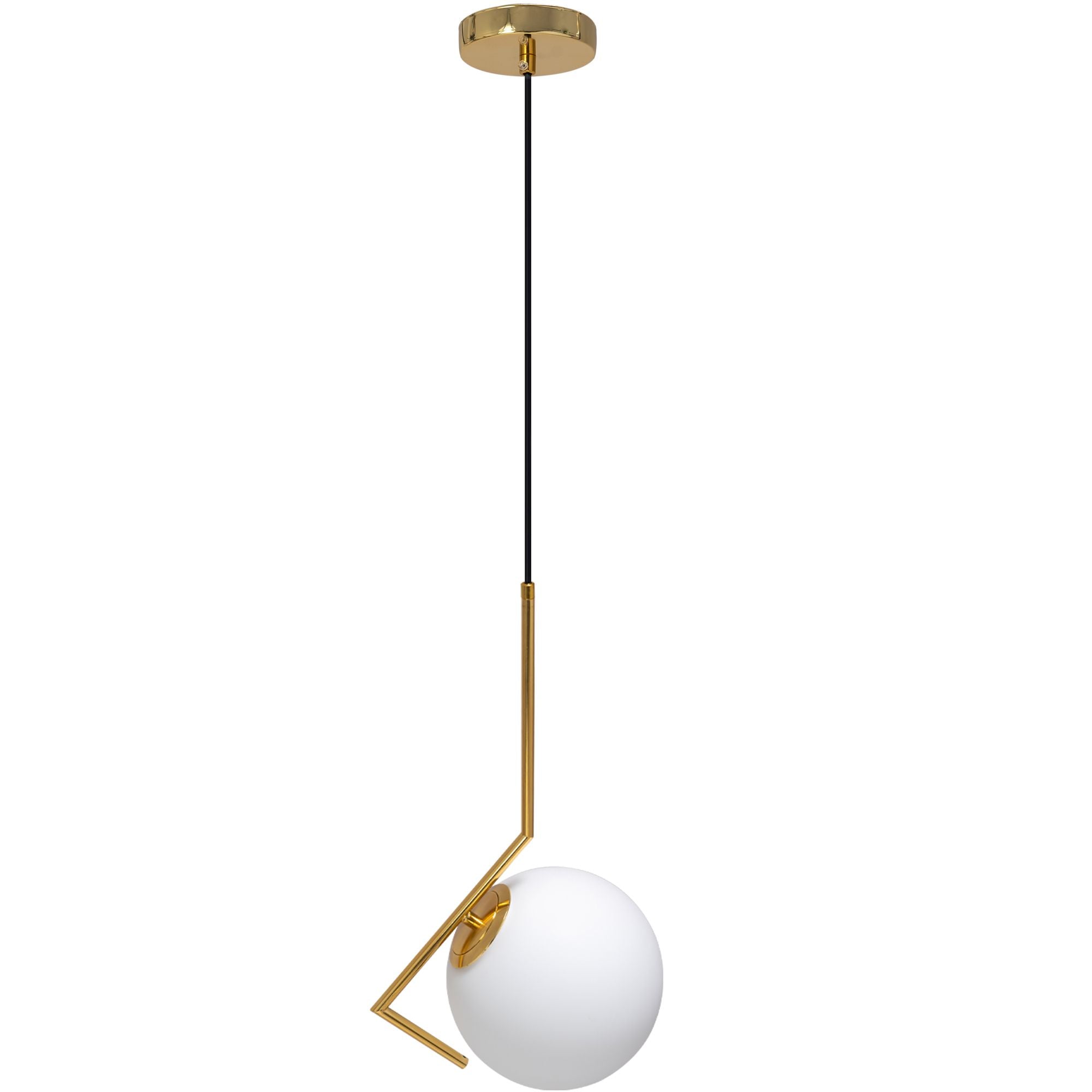 Lampa Sufitowa Wisząca Nowoczesna Szklana APP429-1CP Złota