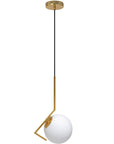 Lampa Sufitowa Wisząca Nowoczesna Szklana APP429-1CP Złota
