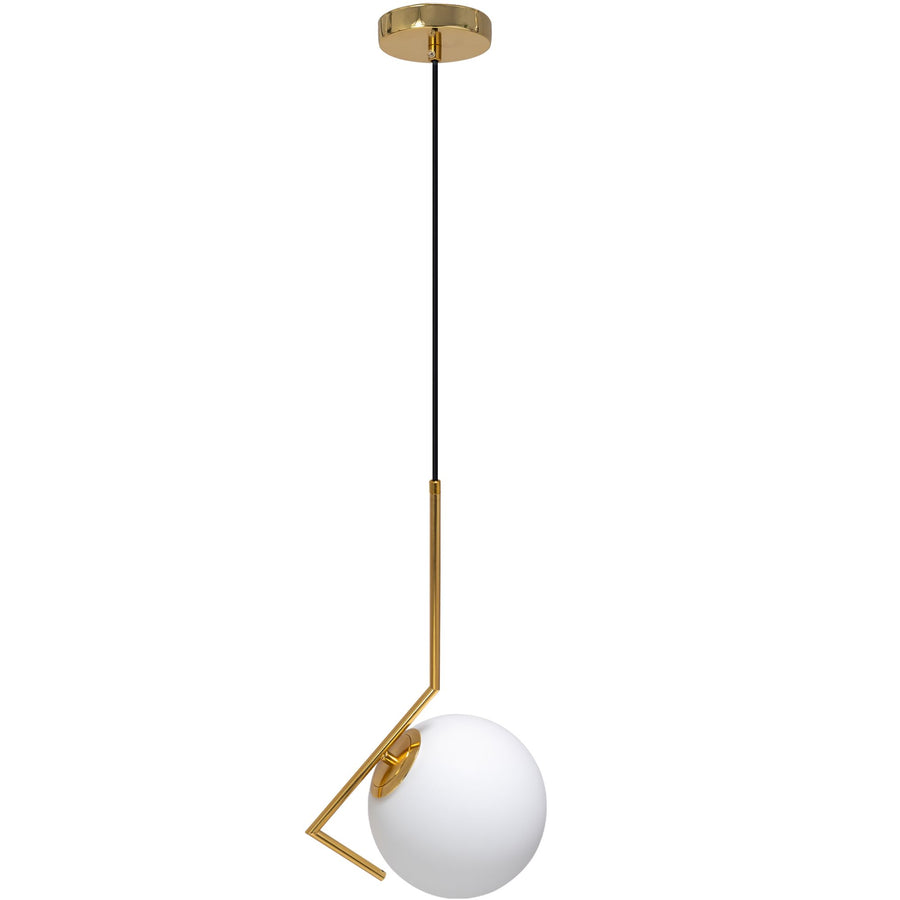 Lampa Sufitowa Wisząca Nowoczesna Szklana APP429-1CP Złota
