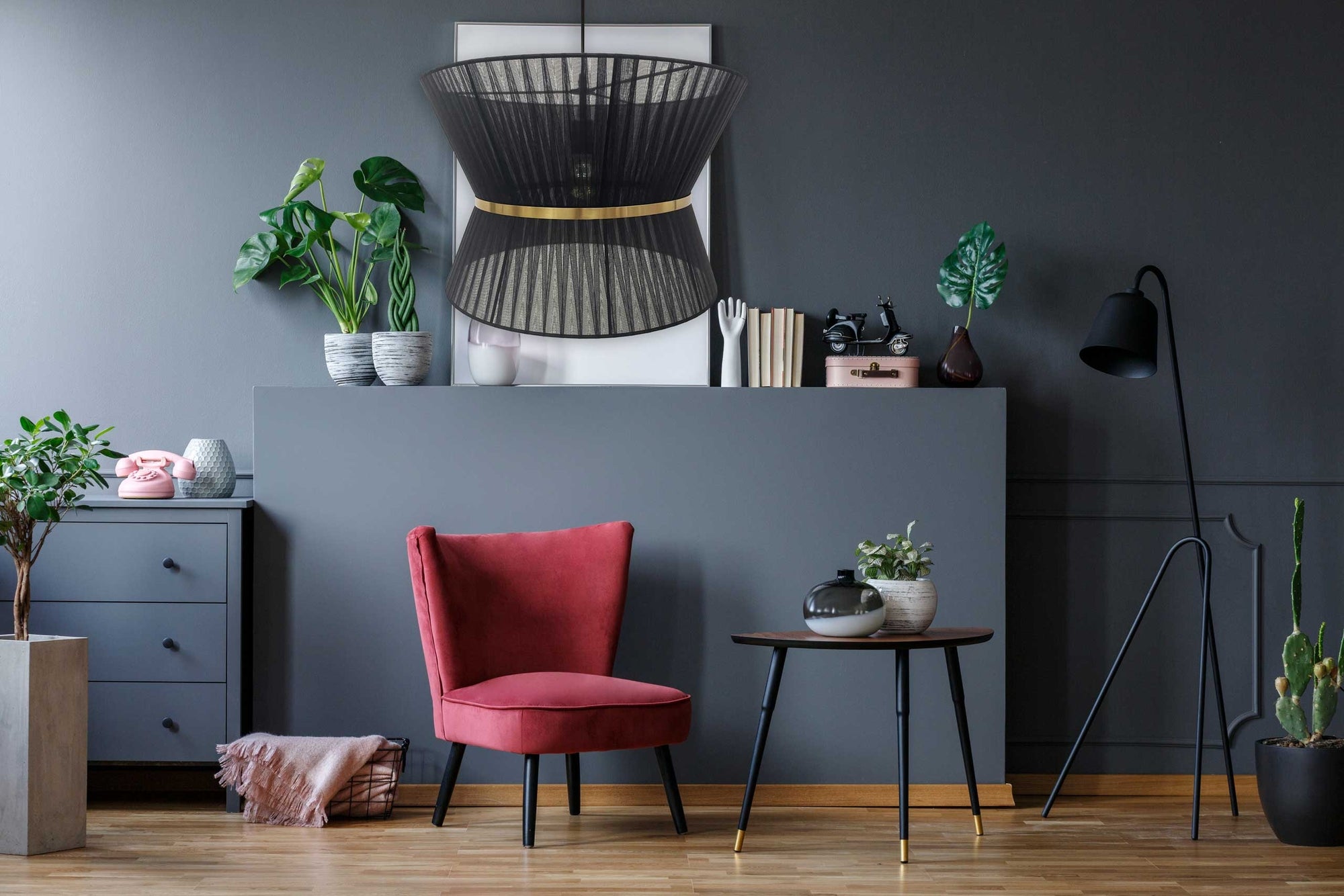 LAMPA SUFITOWA WISZĄCA APP1503-1CP BLACK  4