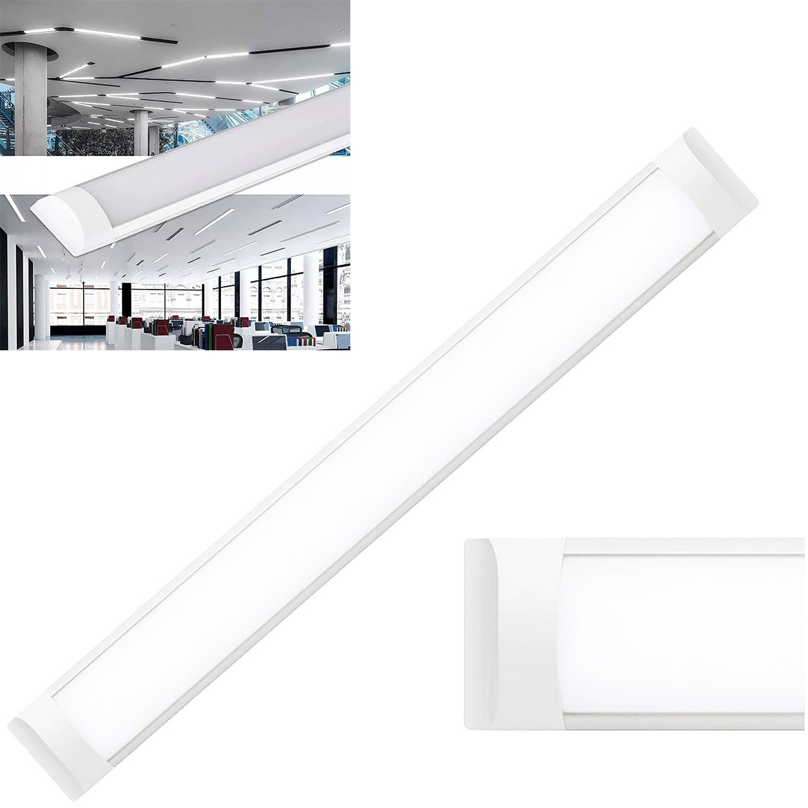 Panel LED natynkowy 120cm Biały 35W  1