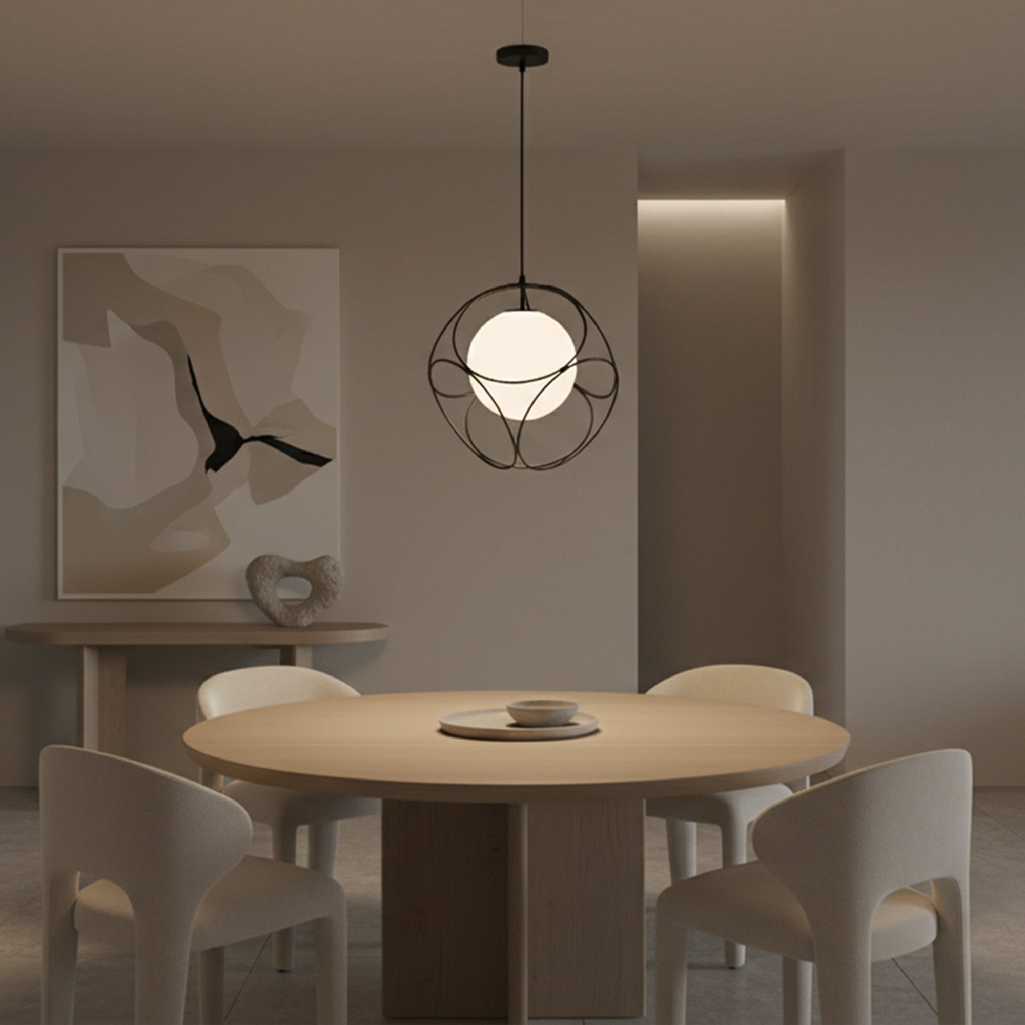 Lampa Wisząca APP1019-1CP  2