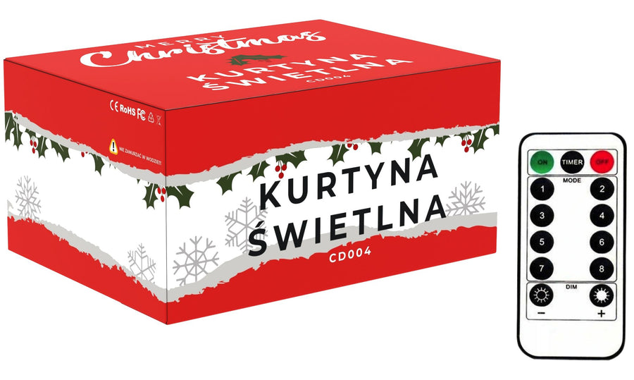 Kurtyna LED z Pilotem (CD004)