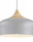 Lampa sufitowa wisząca pojedyncza Bari Szara