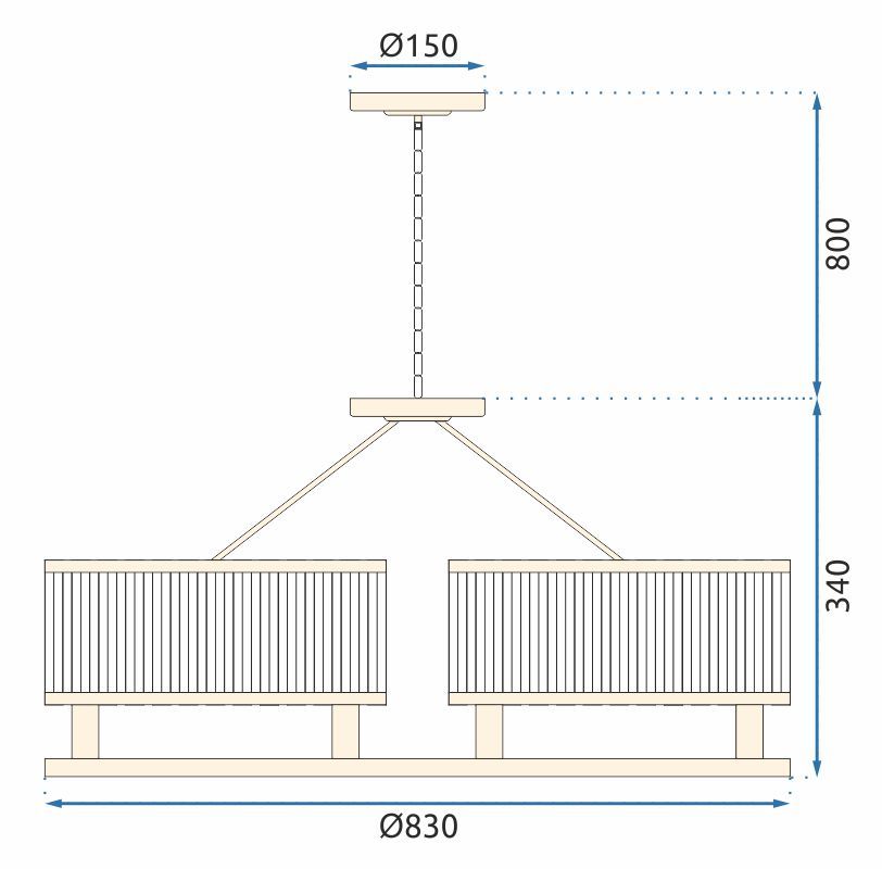 Lampa Wisząca z Kryształami APP789-6C