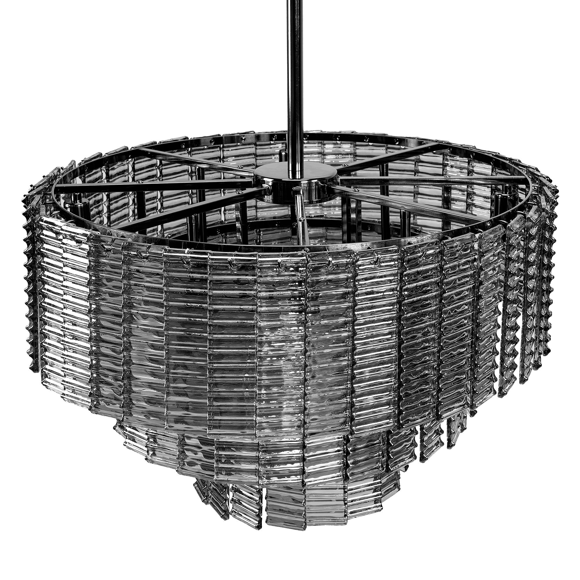 Lampa Sufitowa Wisząca APP1678-8CP Szara  9