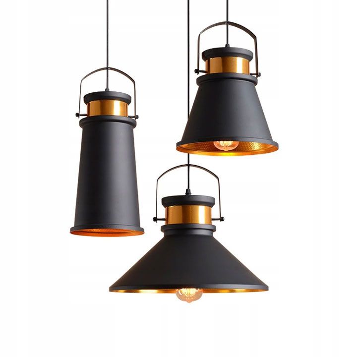 Lampa sufitowa ASTI ABC Czarna