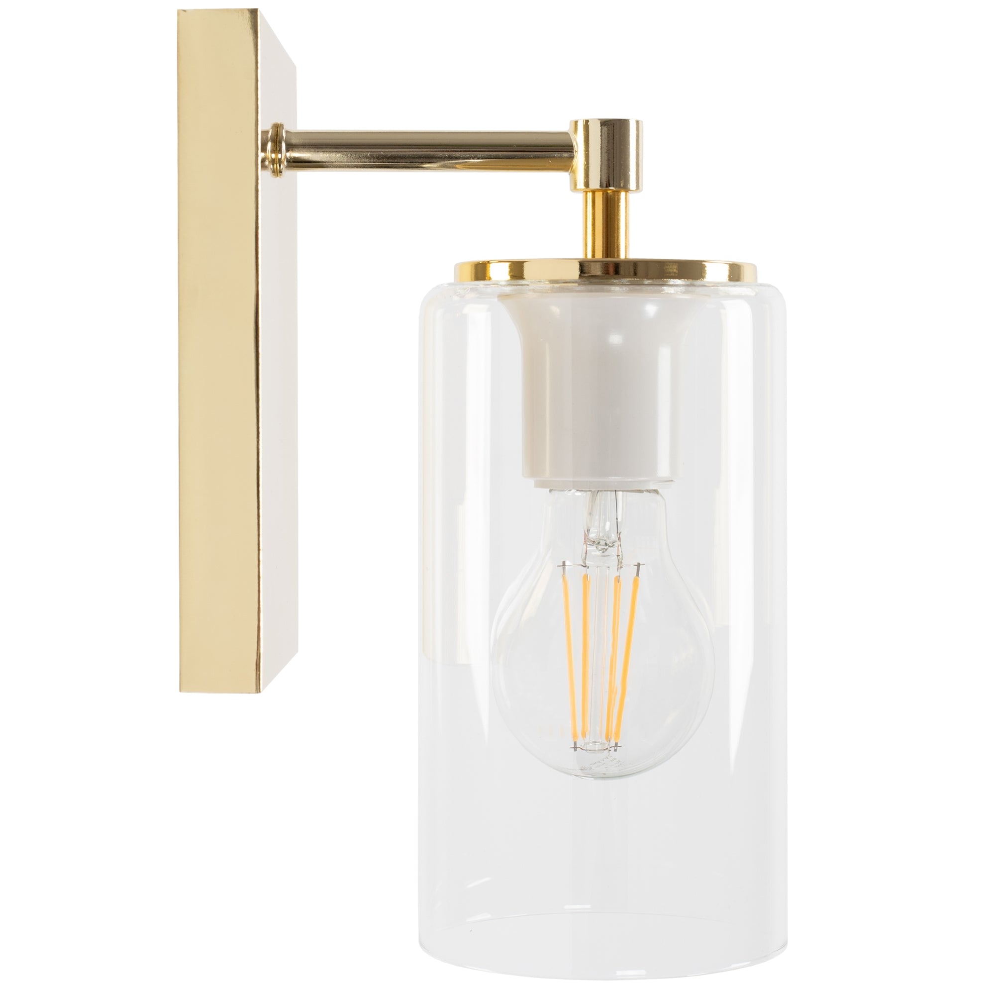 LAMPA ŚCIENNA KINKIET APP1224-1W  Złota  4