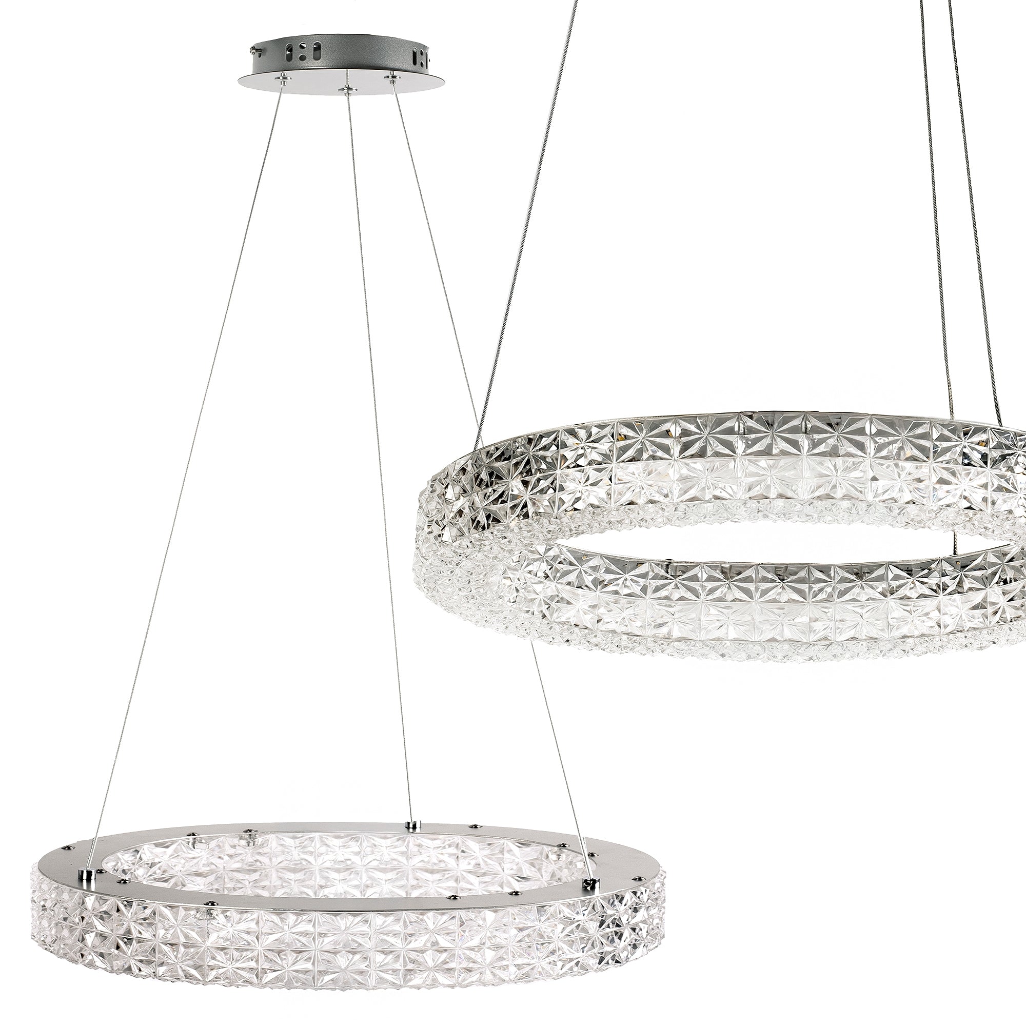 Lampa Wisząca Led Ms005-cp 50cm Chrom  1