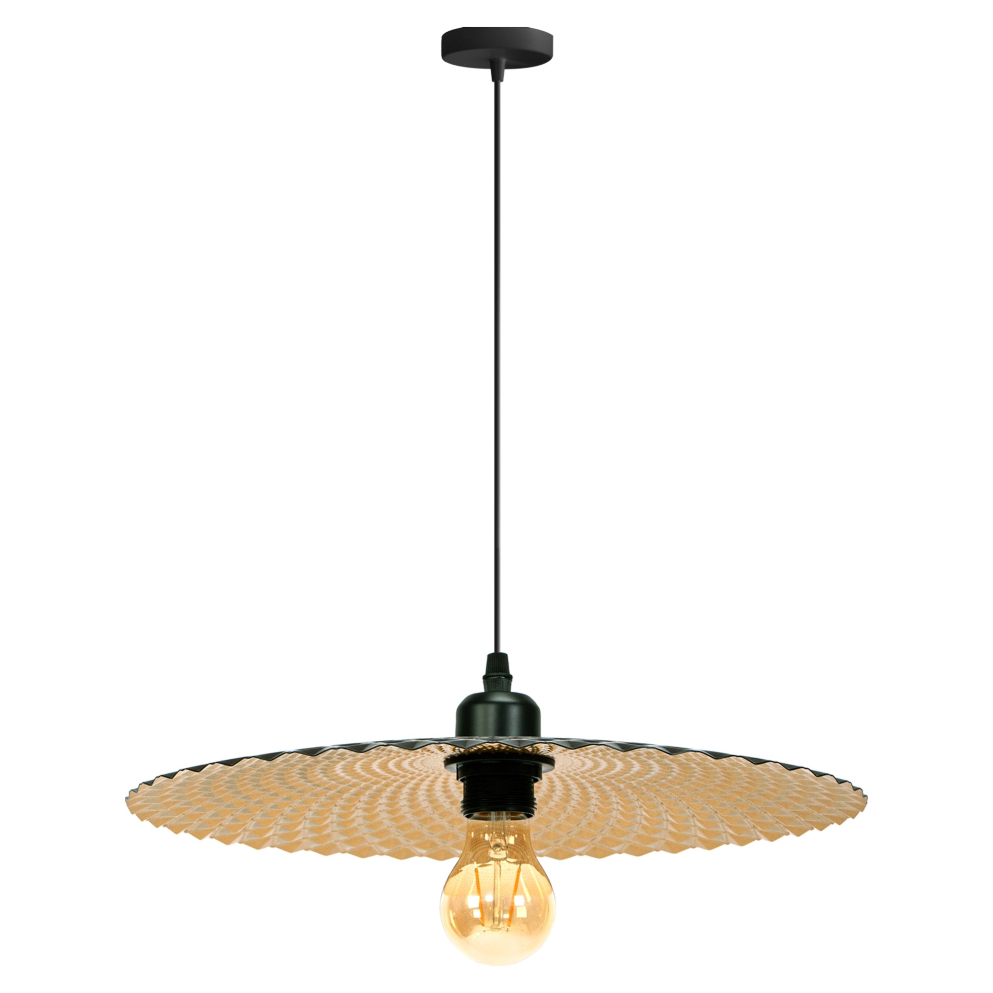 Lampa Wisząca APP1290-1CP Old Gold  3