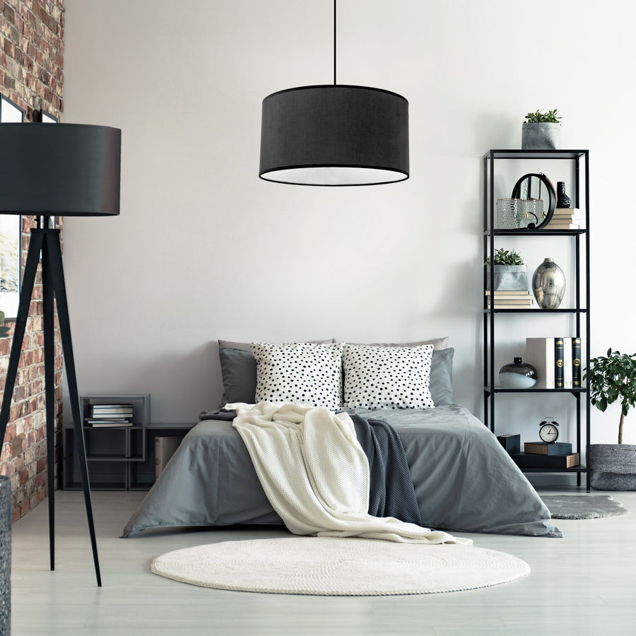 Lampa Wisząca  36cm APP622-1CP Czarna