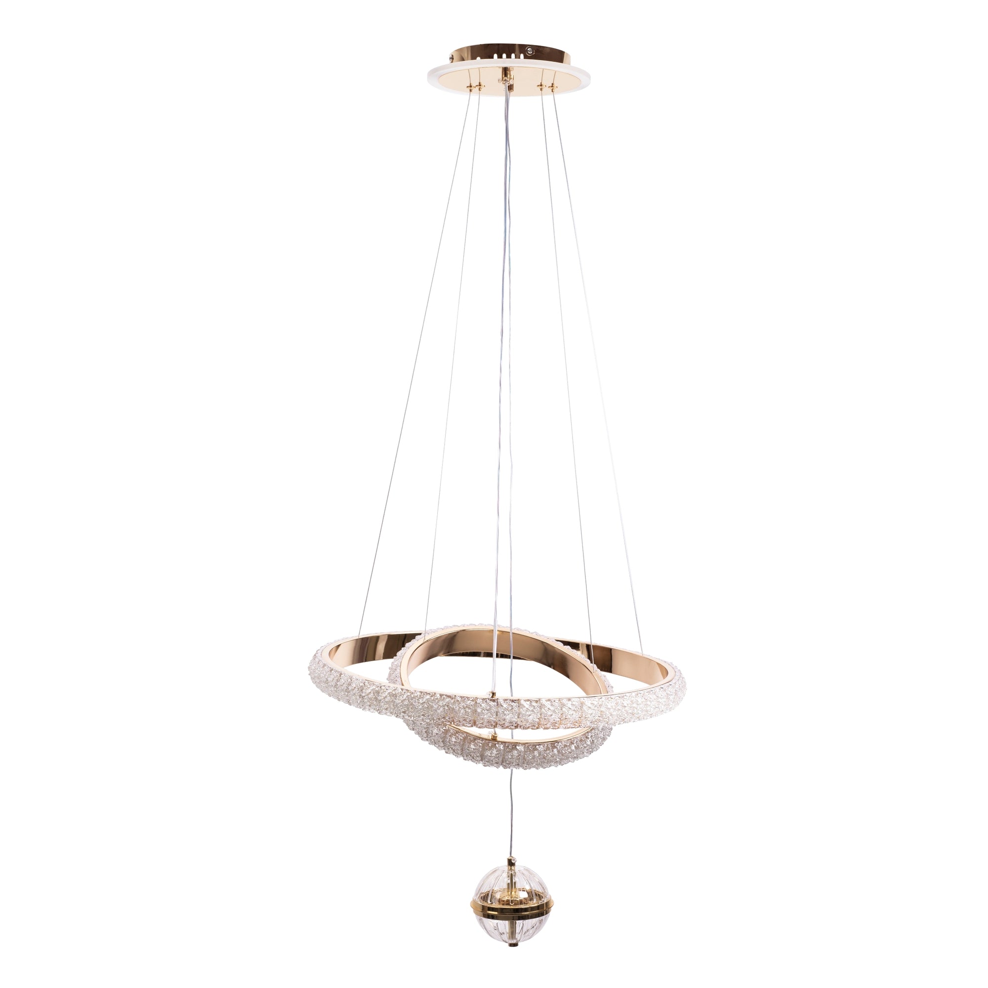 Lampa Sufitowa Wisząca G143-cp 50cm Złota  1