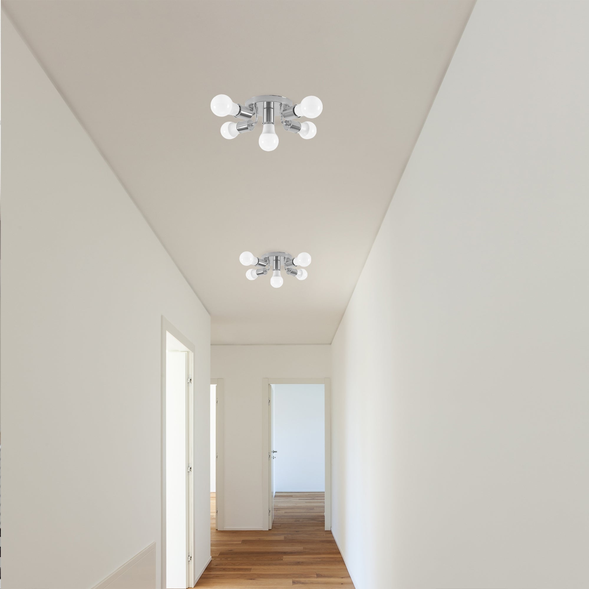 Lampa Sufitowa Reflektor Metalowa APP707-5c CHROM  5
