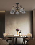 Lampa Sufitowa Wisząca G085-5c Czarna Lustrzana  4
