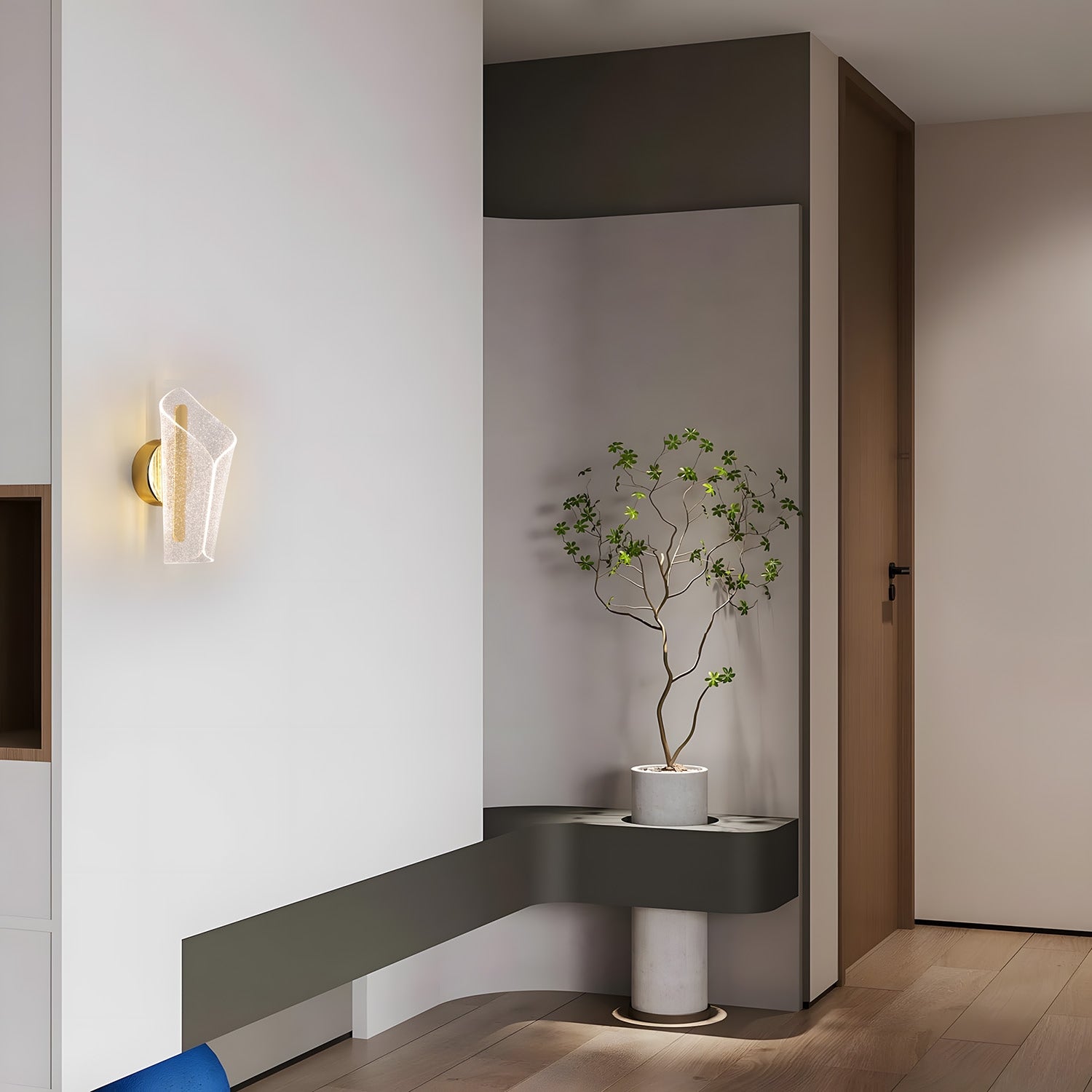 Kinkiet Led G030-w Złoty  3
