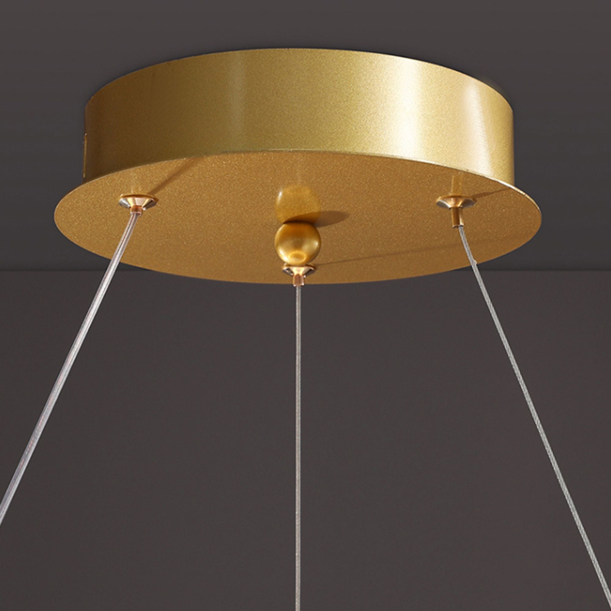 Lampa Wisząca APP1189-CP Złota 40cm  5