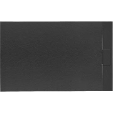 Brodzik prysznicowy Bazalt Black 80x100
