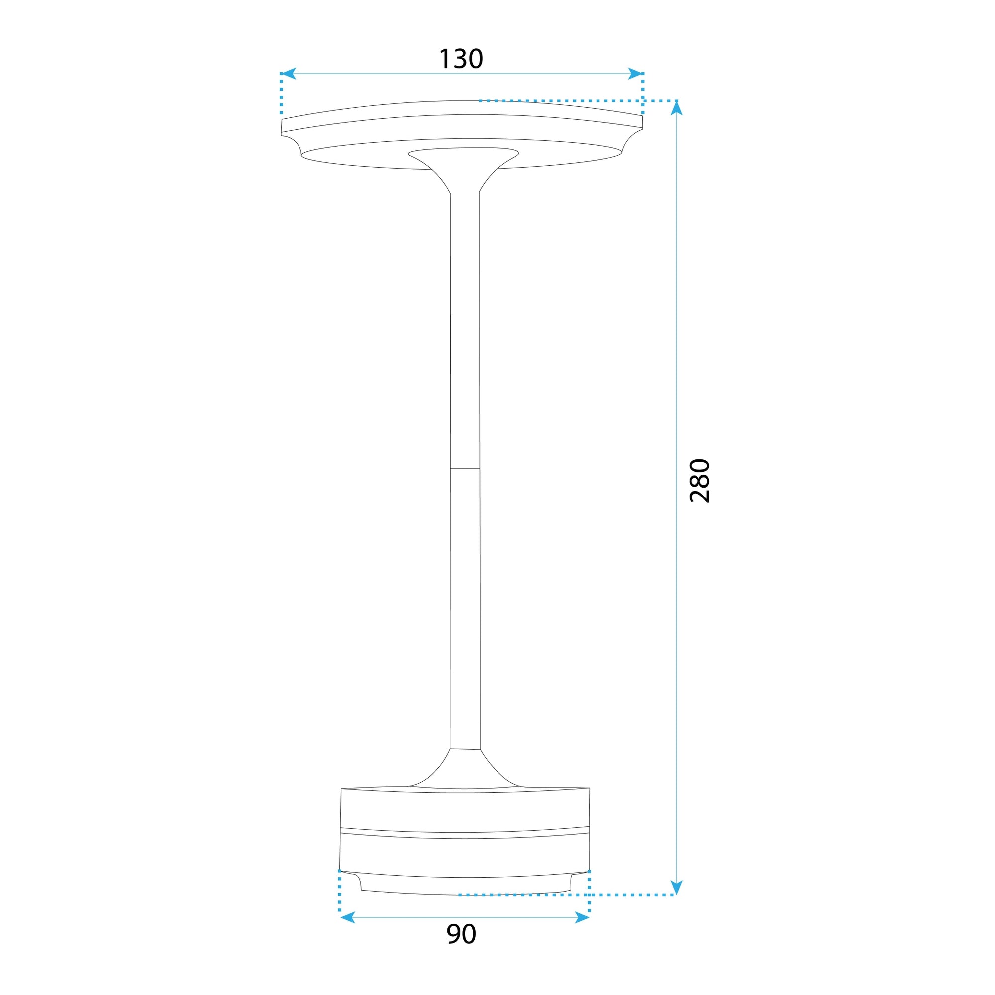 Lampka nocna APP1371-T Czarna  11