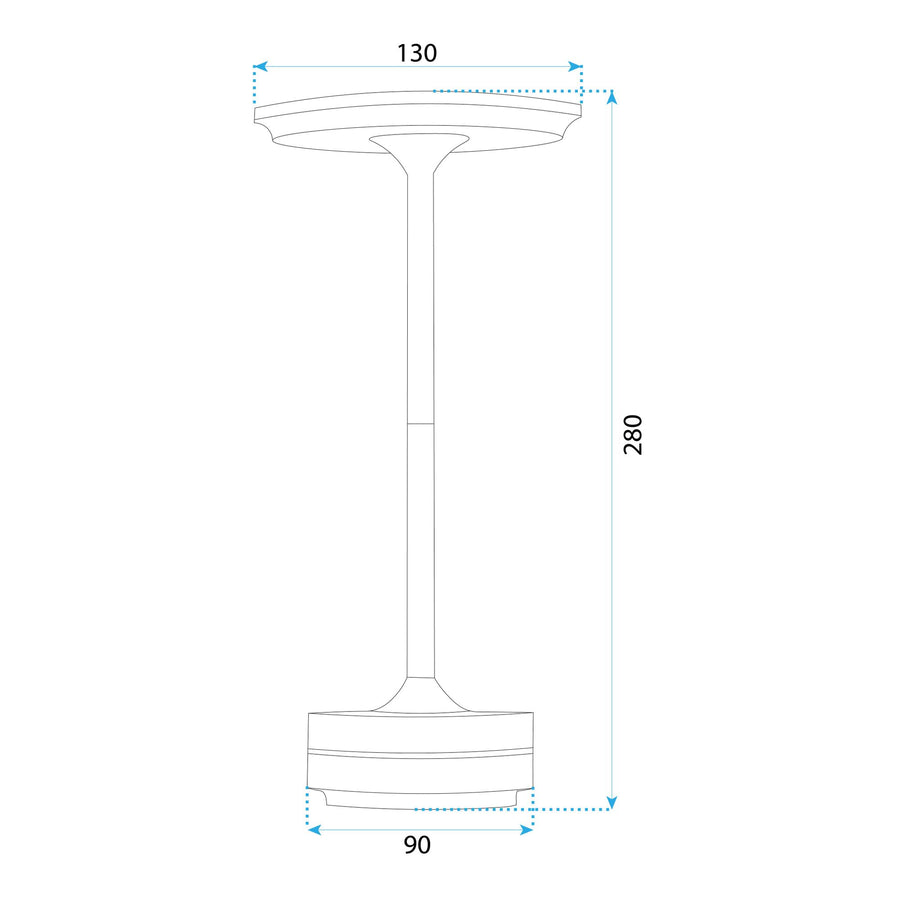 Lampka nocna APP1371-T Czarna
