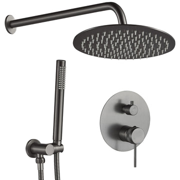 Zestaw natryskowy podtynkowy Rea Lungo Grip Tytan + BOX  1