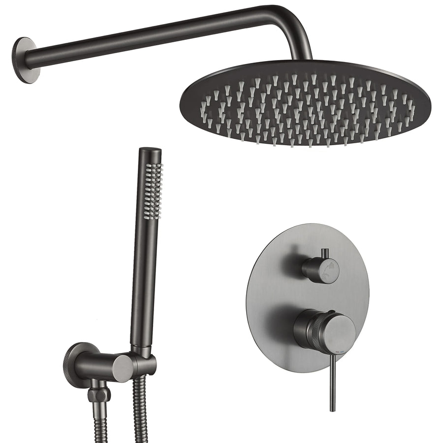 Zestaw natryskowy podtynkowy Rea Lungo Grip Tytan + BOX  1