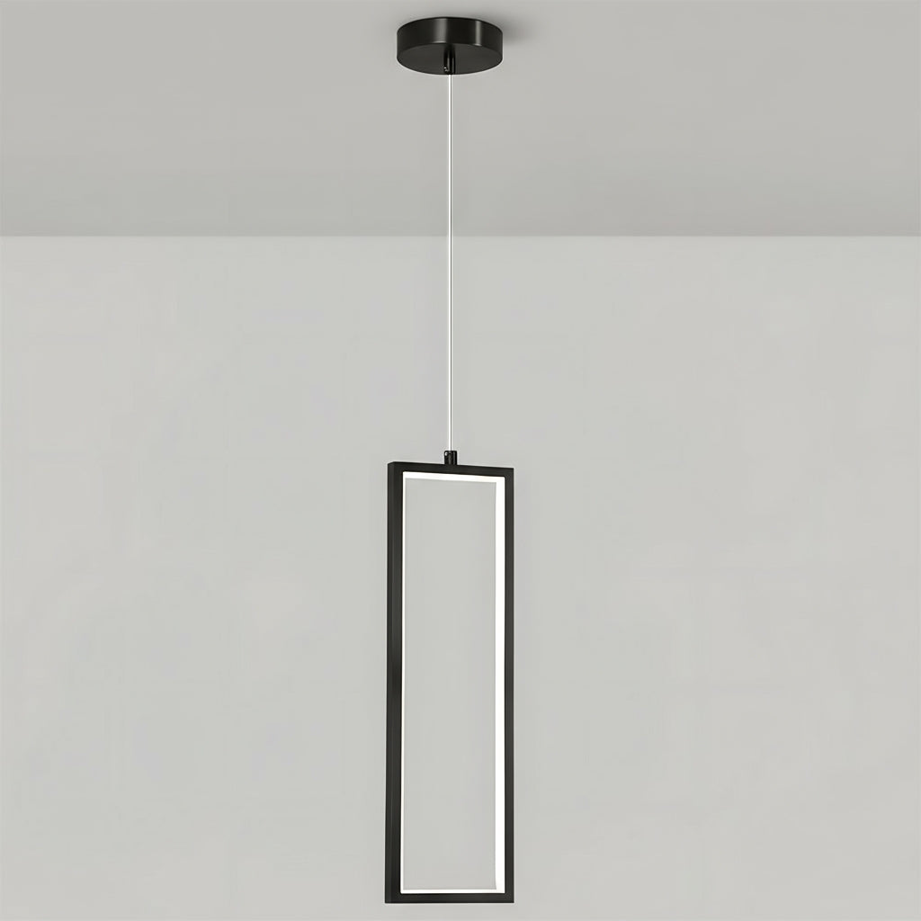 LAMPA SUFITOWA WISZĄCA LED LHJ083-1CP CZARNA  3