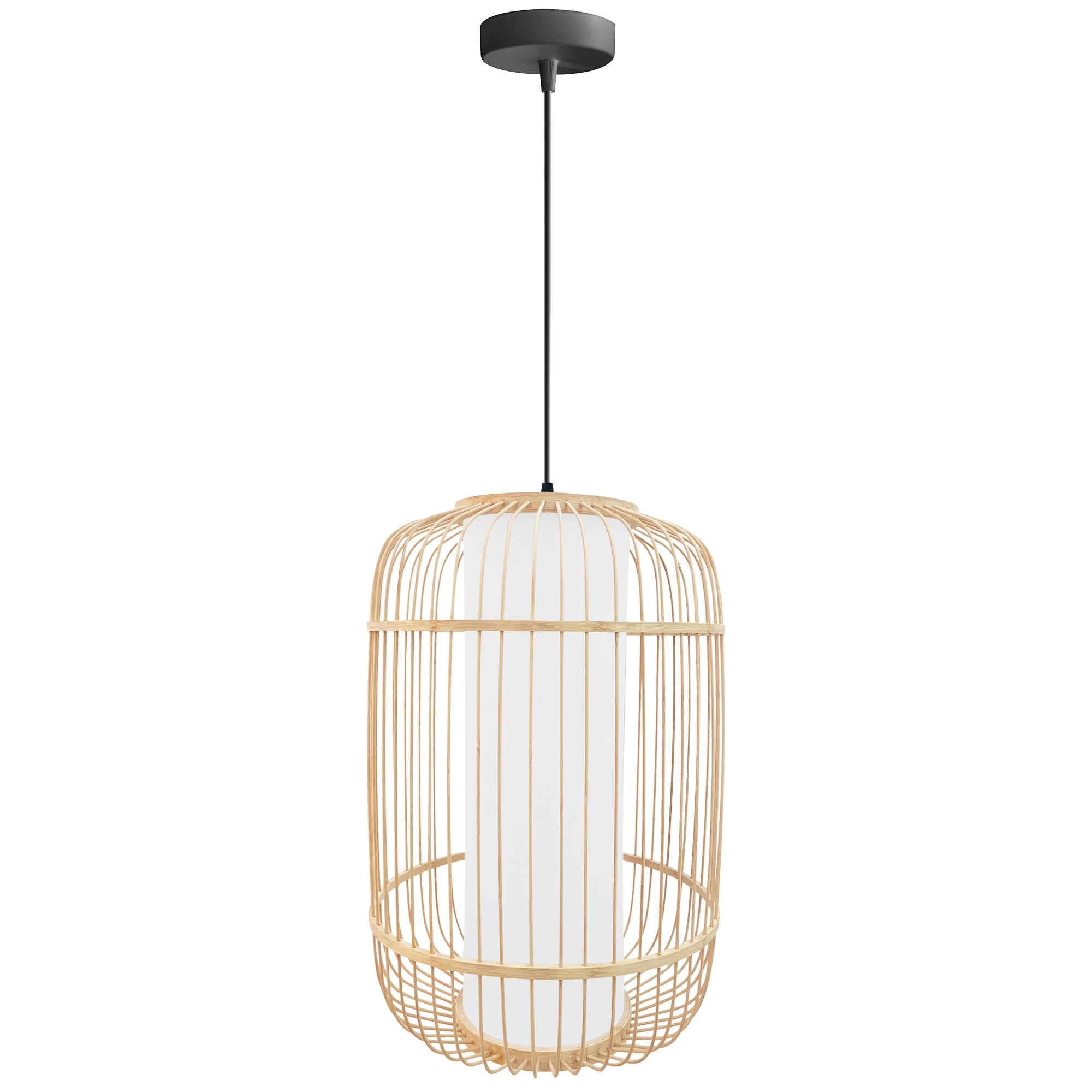 Lampa Wisząca Bambusowa APP1626-1CP  5