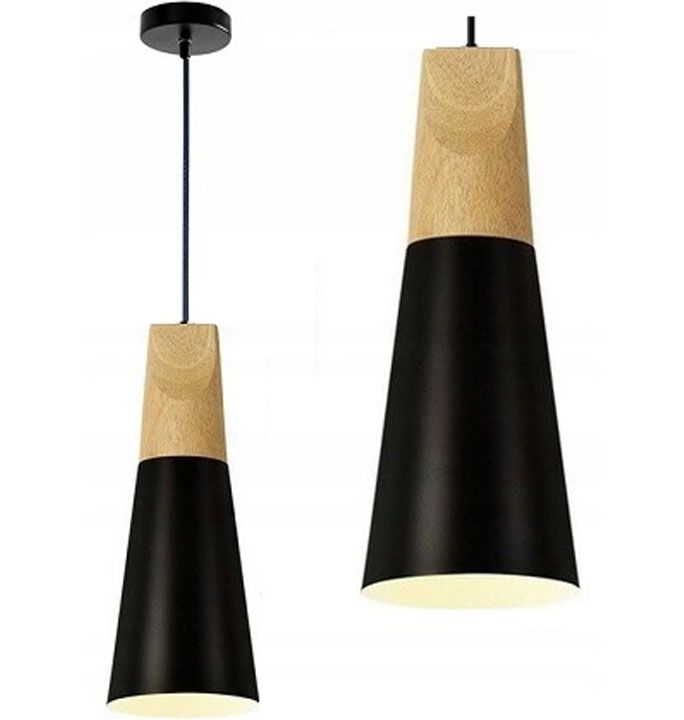 Lampa sufitowa SCANDI B APP057-1CP Czarna
