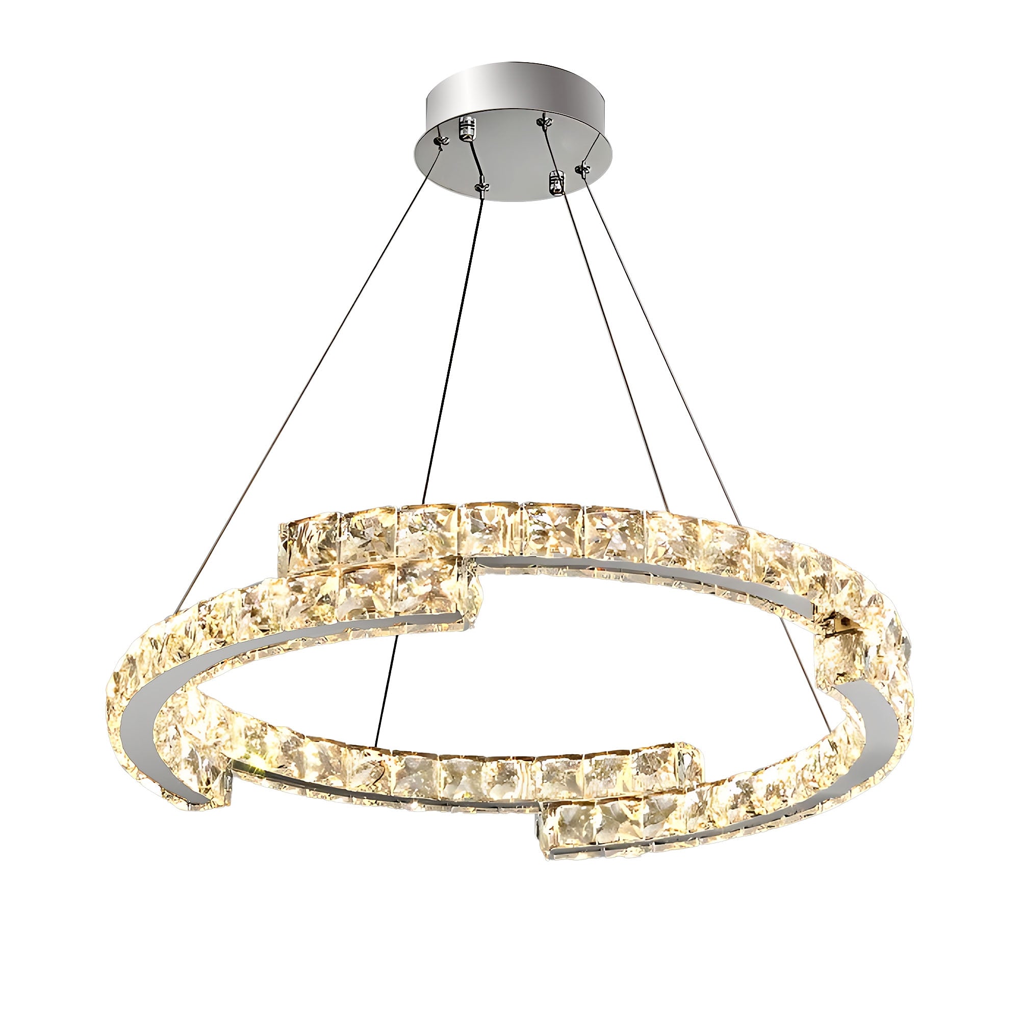 Lampa Sufitowa Wisząca Led App1770-cp Chrom 60cm  1
