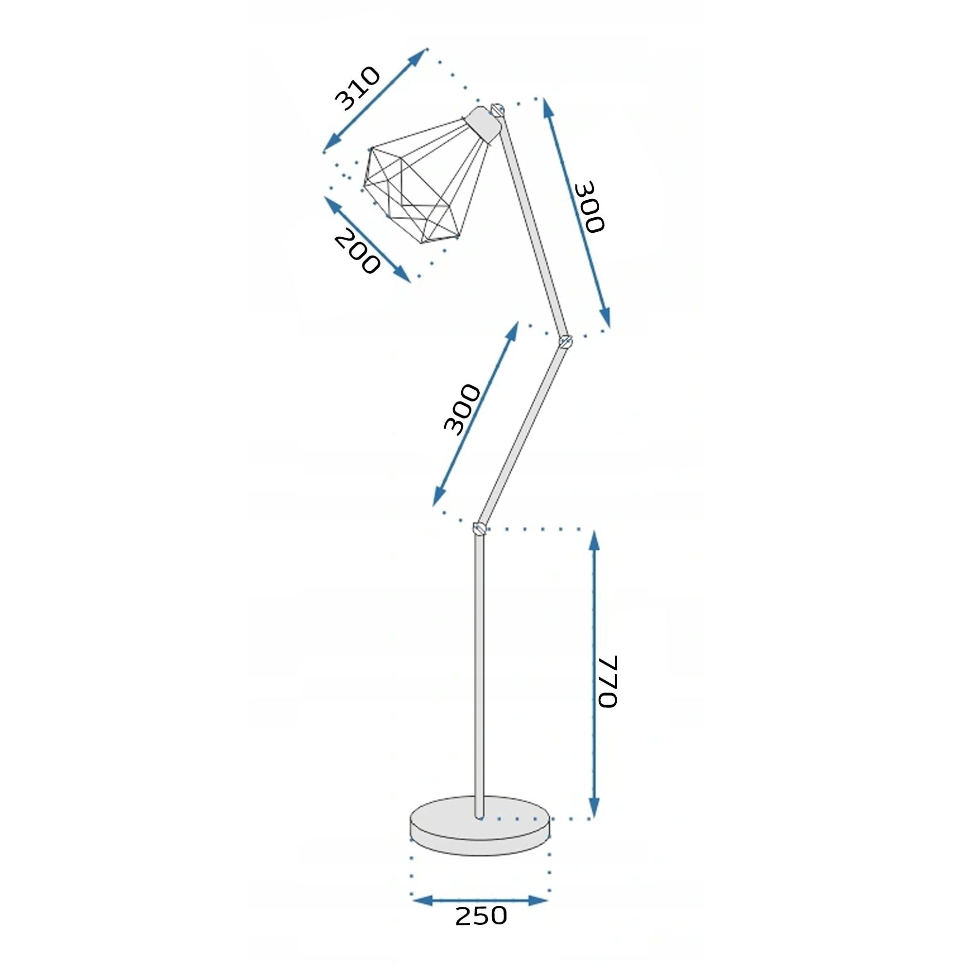 Lampa Stojąca Podłogowa Reno APP540-1F