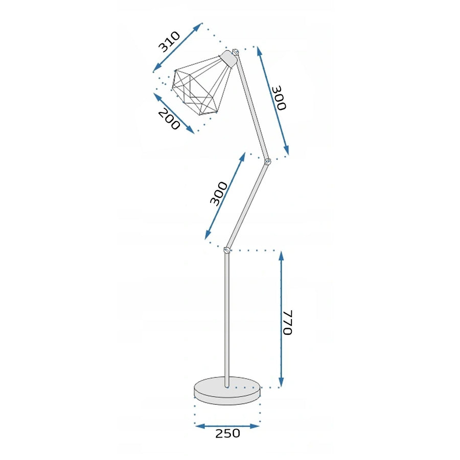 Lampa Stojąca Podłogowa Reno APP540-1F